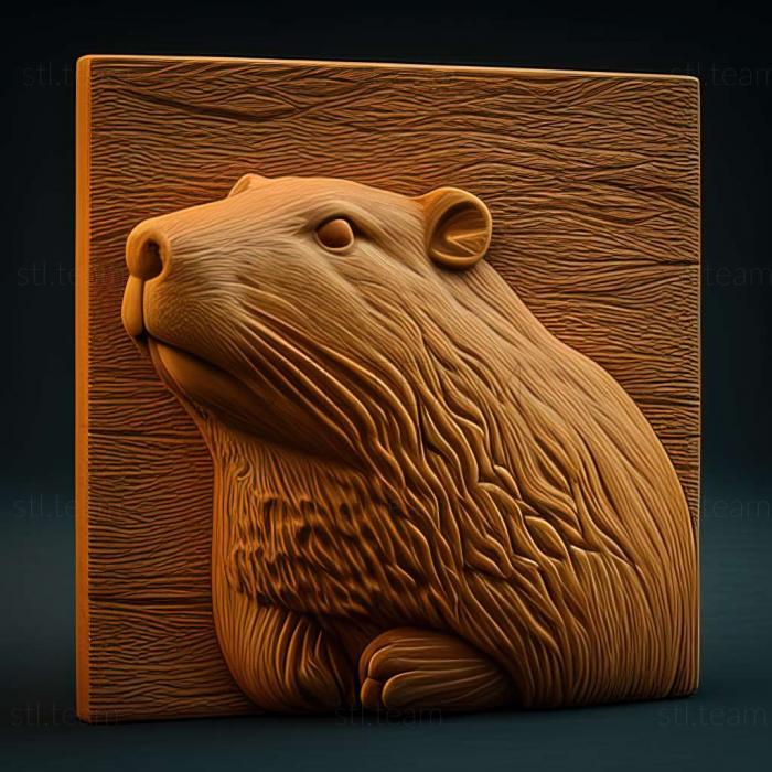 3D model Capybara (STL)